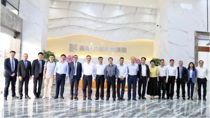 中国环境监测总站及省市区领导一行莅临710公海寰宇环境调研指导